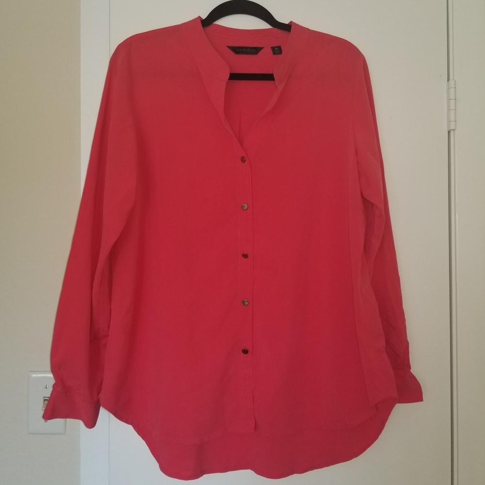 Pink utility blouse